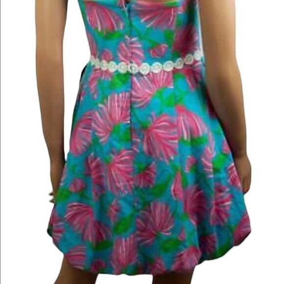 Vintage LILLY PULITZER ORIGINALS Strapless Regency Turquoise Kissue Bubble Dress - Picture 8 of 9